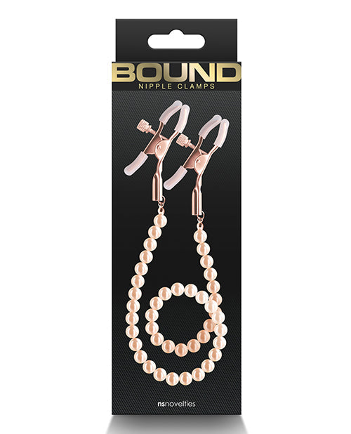 Bound Rose Gold Nipple Clamps