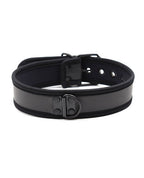 Black Neoprene Puppy Collar - Puppy's Aesthetics