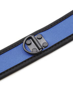 Blue Neoprene Puppy Collar - Puppy's Aesthetics