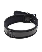 Black Neoprene Puppy Collar - Puppy's Aesthetics
