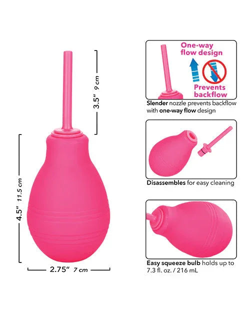 Pink One Way Flow Anal Douche
