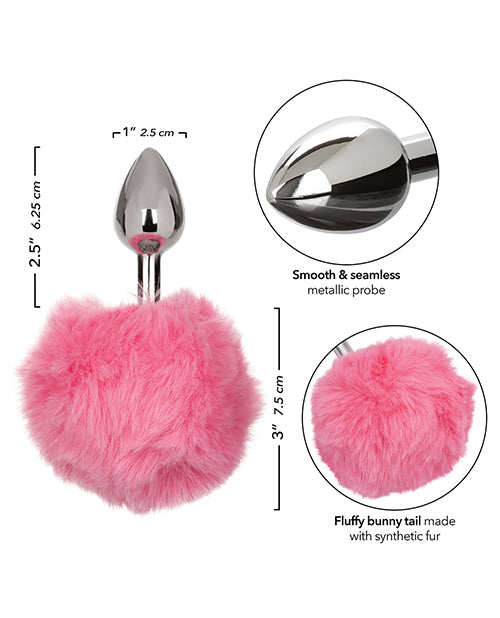 Running Wild Pink Bunny Tail Anal Plug