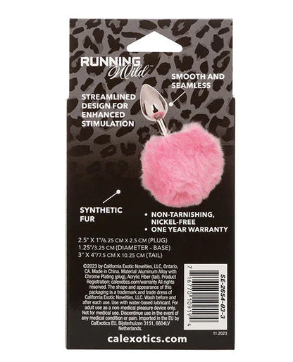 Running Wild Pink Bunny Tail Anal Plug - Puppy's Aesthetics