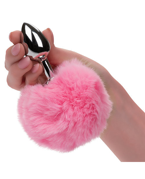 Running Wild Pink Bunny Tail Anal Plug