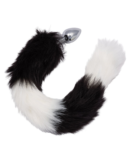 Running Wild Black & White Tail Plug