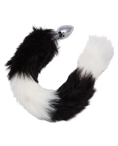 Running Wild Black & White Tail Plug - Puppy's Aesthetics