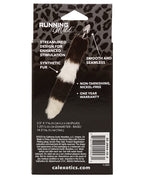 Running Wild Black & White Tail Plug