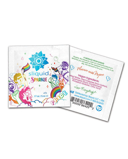 Sparkle Pride Water Based Lube Sample