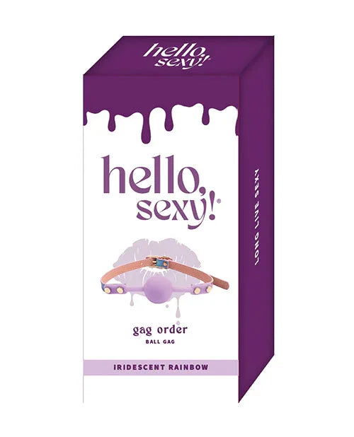 Hello Sexy! Iridescent Rainbow Gag - Puppy's Aesthetics
