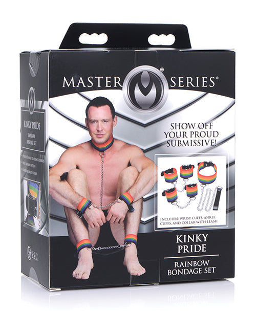 Rainbow Reign Kink Collar & Cuff Set