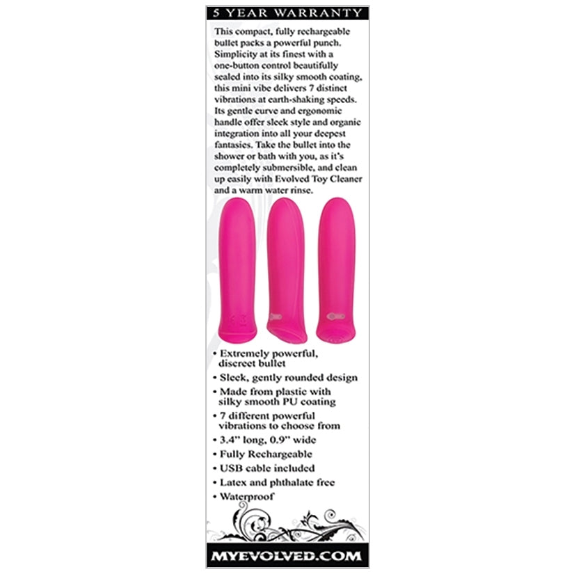 Evolved Pretty In Pink Rechargeable-Pink 3.4