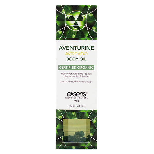 Crystal Infused Body Oil-Aventurine Avocado 3.4oz