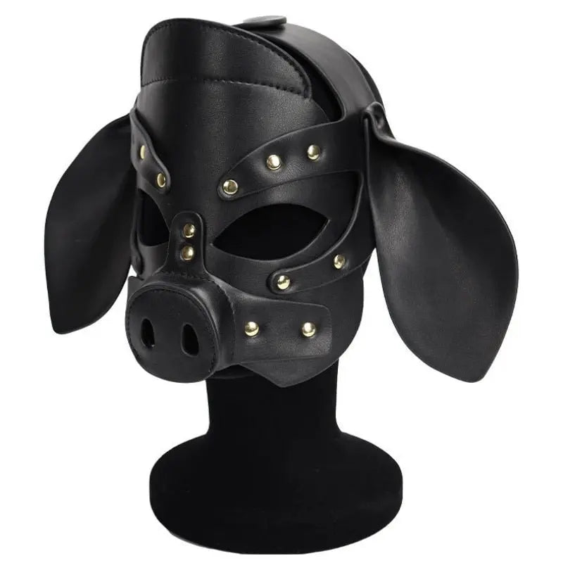 Erotic Pig Petplay Mask Puppy's Aesthetics