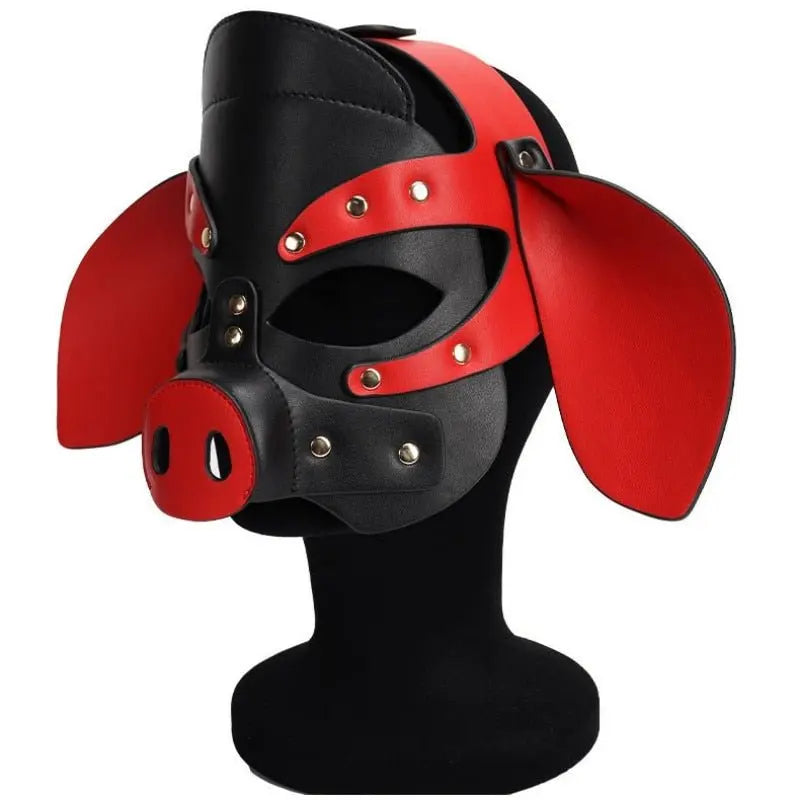 Erotic Pig Petplay Mask Puppy's Aesthetics