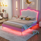 Princess Crown LED Bed