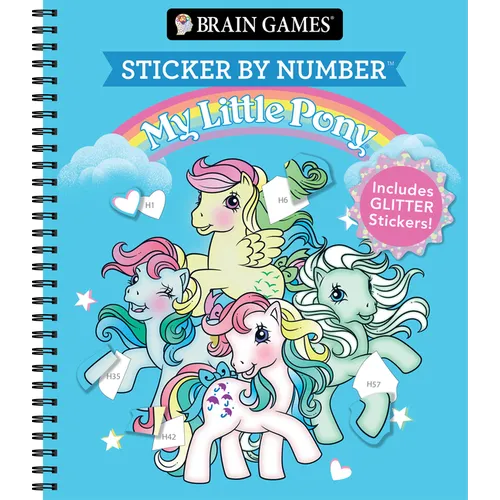 Sticker by Number: My Little Pony - Includes Glitter Stickers