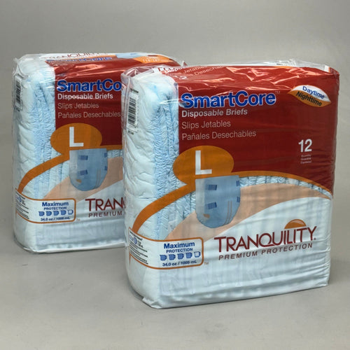 (4 PK) 12 Tranquility Premium Adult Diapers - Puppy's Aesthetics