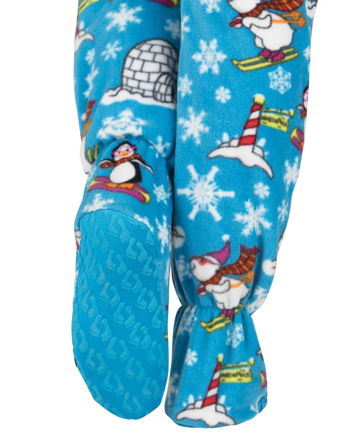 Winter Wonderland Adult Hoodie Fleece Onesie - Puppy's Aesthetics