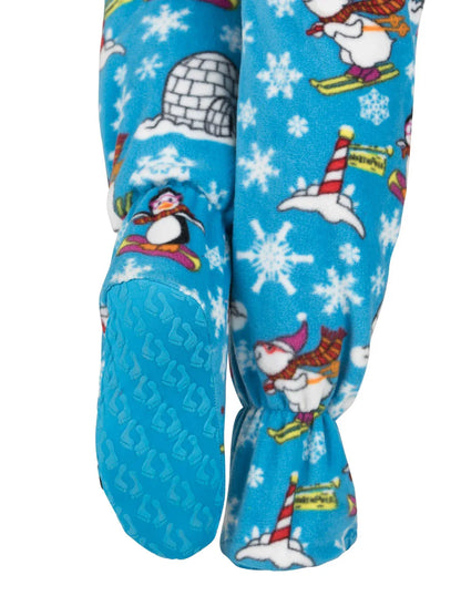 Winter Wonderland Adult Hoodie Fleece Onesie - Puppy's Aesthetics