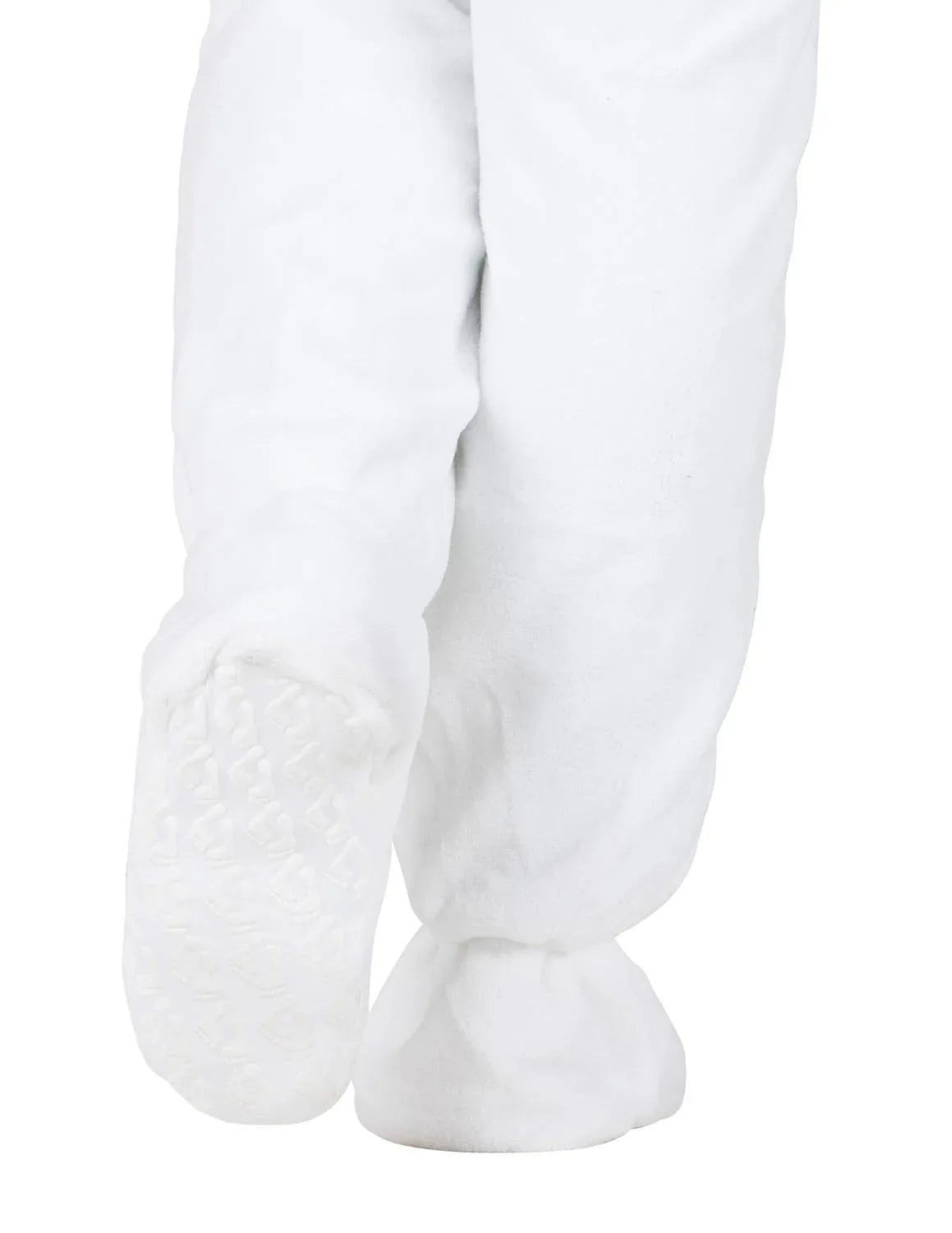 Arctic White Adult Hoodie Fleece Onesie - Puppy's Aesthetics