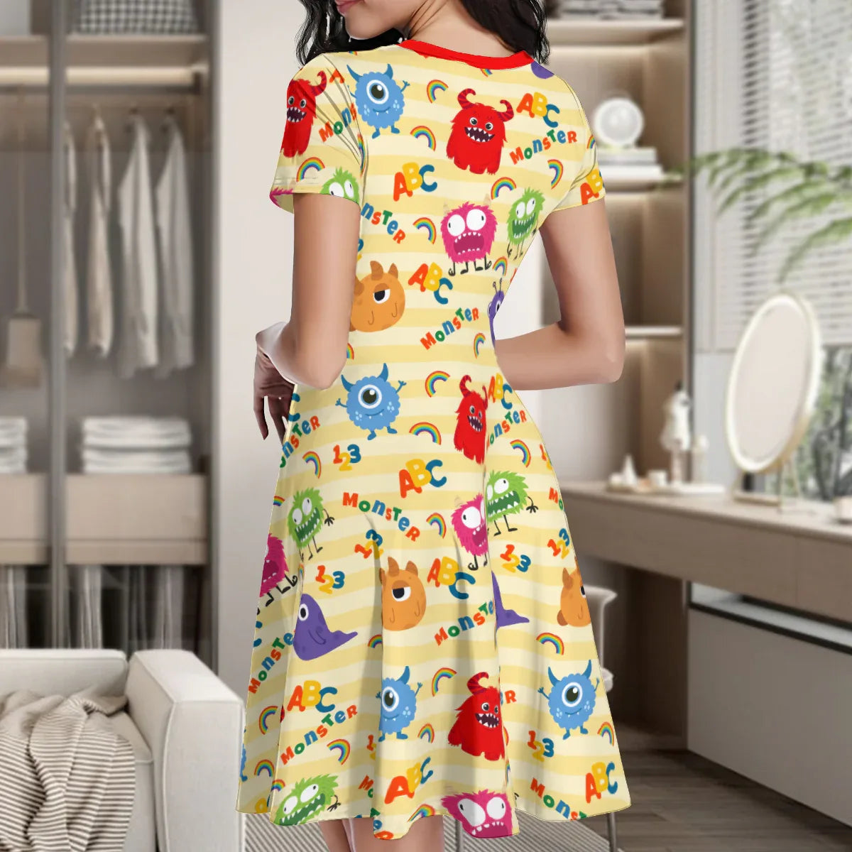 Lil Monsters Cute Play Dress - Puppy's Aesthetics