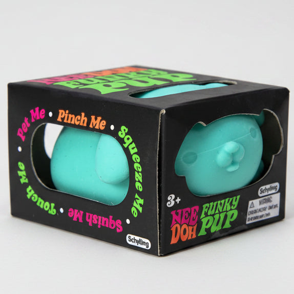 Nee-Doh Funky Pup Squishy: Blue