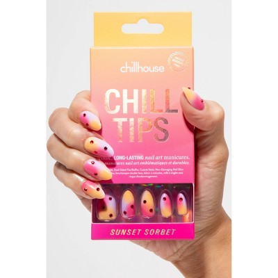 Fake Nails Sunset Sorbet 24ct