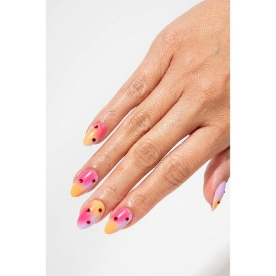 Fake Nails Sunset Sorbet 24ct