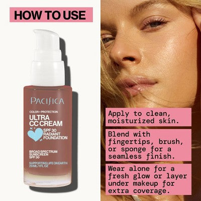 Pacifica Ultra CC Cream Foundation- Imperfect Box