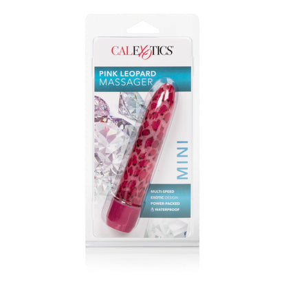 Leopard Mini Personal Massager - Pink