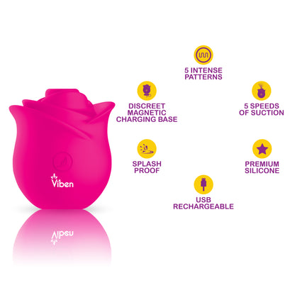 USA Only - Zen Rose Suction Massager