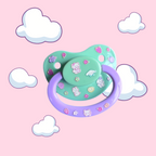 Glow In The Dark Adult Pacifier - Fruits & Kittens