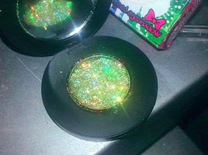 ELECTRIC LIME! *UV* Chunky Iridescent Glamdoll Glitter