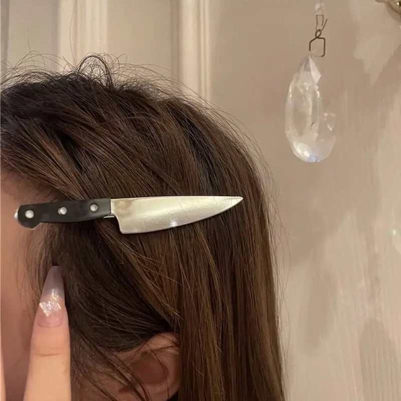 Gothic Emulation Knife Hair Clip Puppy's Aesthetics