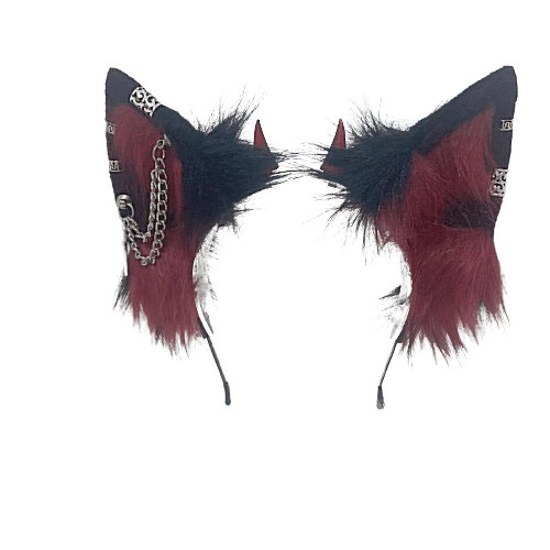Gothic Pierced Devil Horn Wolf Ears Puppy's Aesthetics