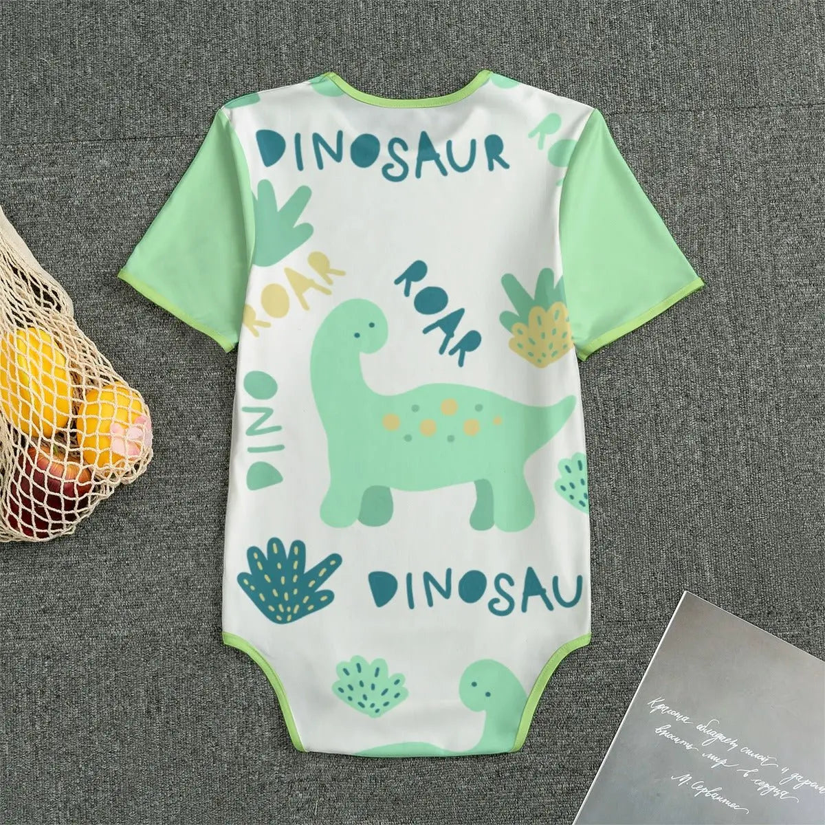 Green Dinosaur Adult Onesie Bodysuit Puppy's Aesthetics