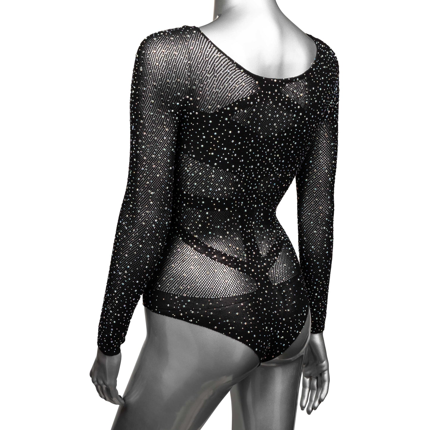 Radiance Long Sleeve Bodysuit - Queen - Black