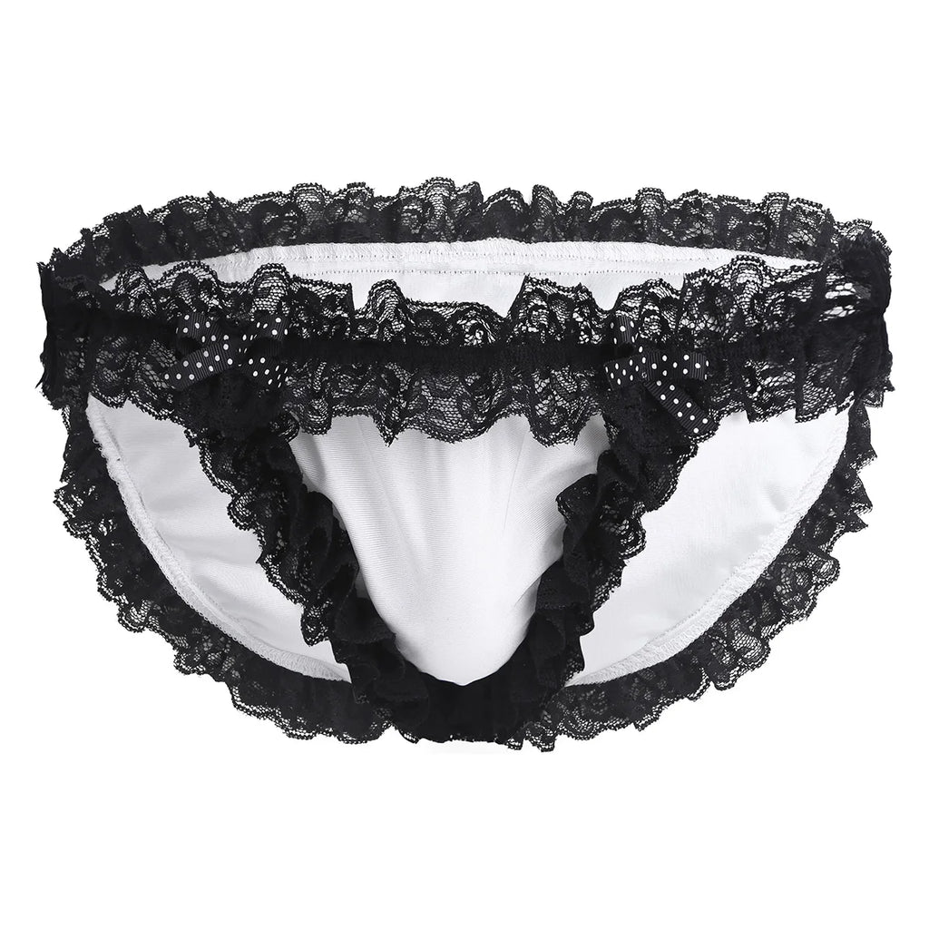 Sissy Ruffled Bloomer Panties – Satin (Colors)