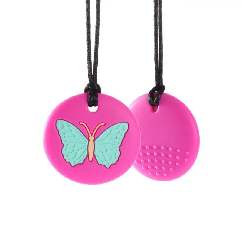 Cute Chewy Butterfly Necklace Teether