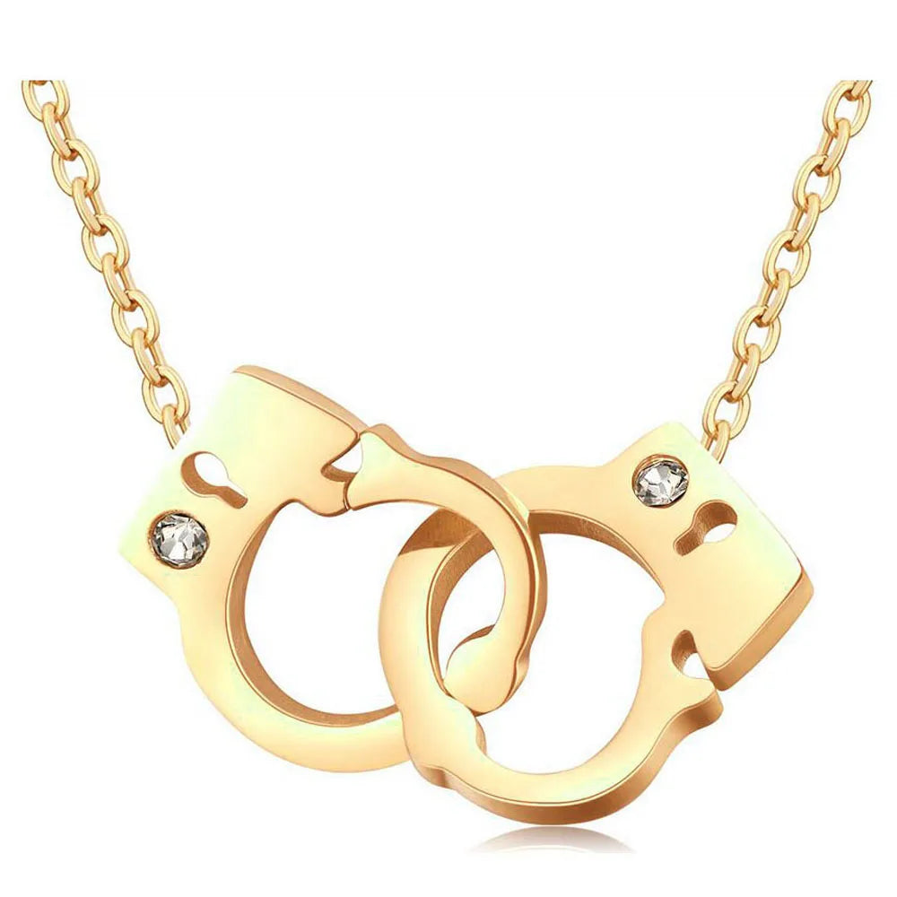 Stainless Steel Handcuff Day Collar