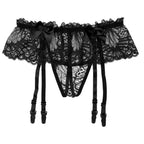 Sissy Garter Lace Bow Briefs (Colors)
