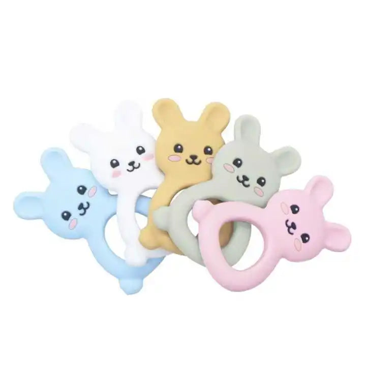 1PC Silicone Animal Teether (Colors)