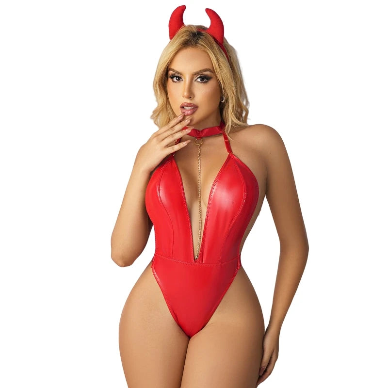 Devilish Desire Bodysuit Set