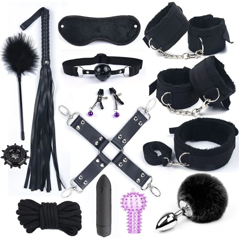 Complete Bondage BDSM Kit (Colors)