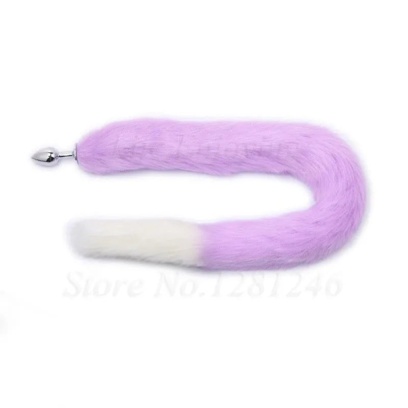 80cm Long Faux Fur Anal Tail (Colors)