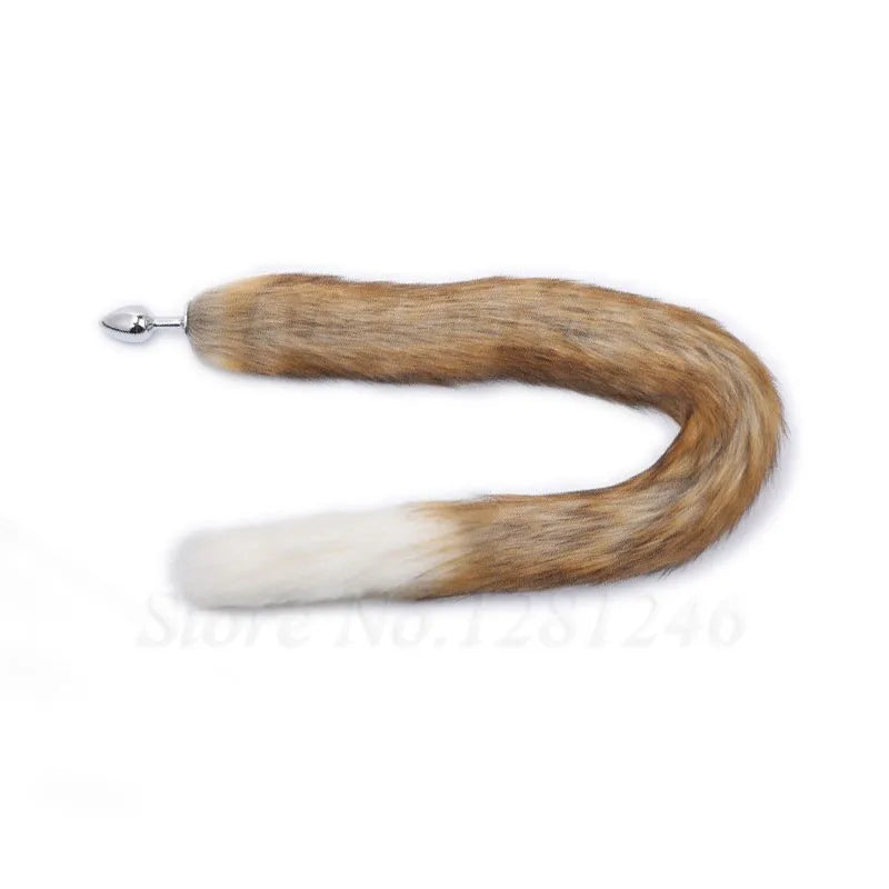 80cm Long Faux Fur Anal Tail (Colors)