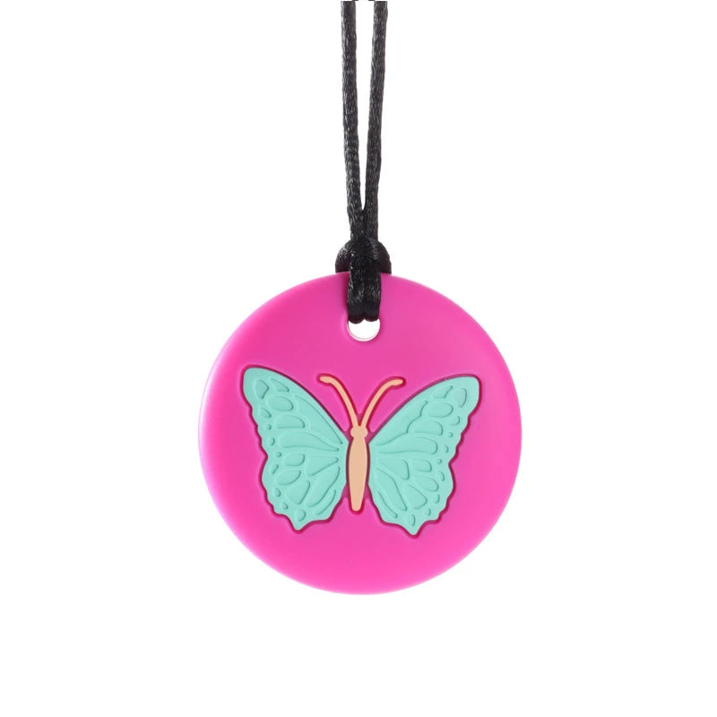 Cute Chewy Butterfly Necklace Teether