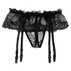 Sissy Garter Lace Bow Briefs (Colors)