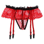Sissy Garter Lace Bow Briefs (Colors)