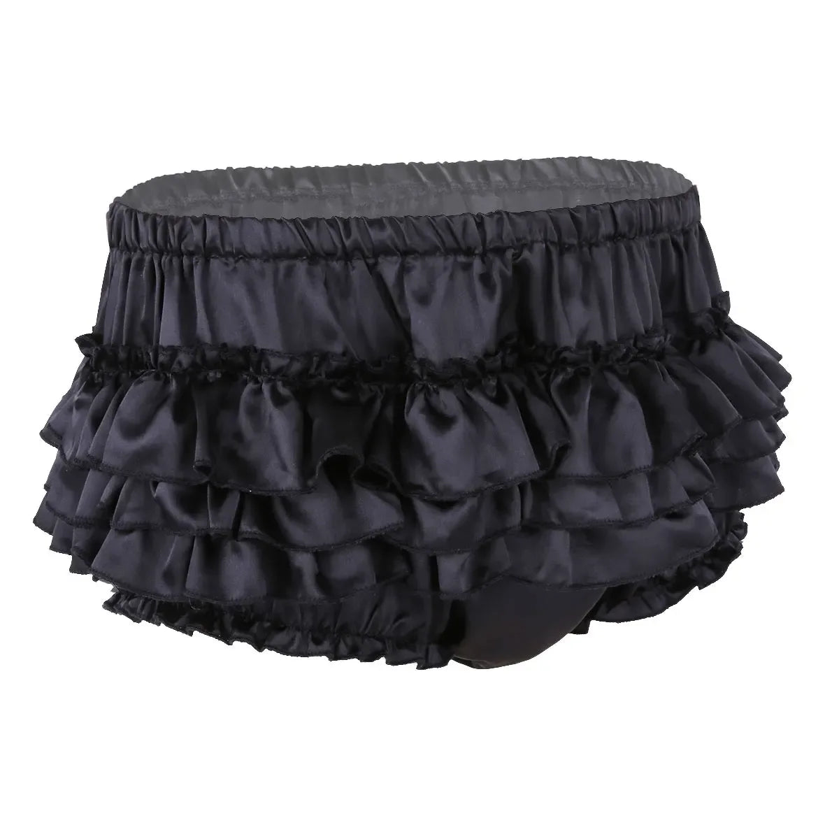 Sissy Ruffled Bloomer Panties – Satin (Colors) - Puppy's Aesthetics